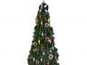 Dark Blue Lifering with White Bands Christmas Tree Topper Decoration  - 1