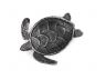 Antique Silver Cast Iron Sea Turtle Decorative Bowl 7 - 2