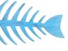 Wooden Rustic Light Blue Fishbone Wall Mounted Decoration 25 - 2