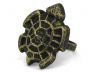 Antique Gold Cast Iron Turtle Decorative Napkin Ring 2 - set of 2 - 1