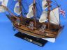Wooden Charles Darwins HMS Beagle Tall Model Ship 20 - 6