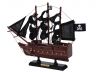 Wooden Captain Kidds Black Falcon Black Sails Model Pirate Ship 12 - 7