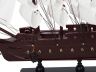 Wooden Captain Kidds Black Falcon White Sails Model Pirate Ship 12 - 3