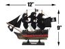 Wooden Black Pearl with Black Sails Limited Model Pirate Ship 12 - 8