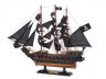 Wooden Ben Franklins Black Prince Black Sails Limited Model Pirate Ship 15 - 16