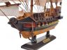 Wooden Ben Franklins Black Prince White Sails Limited Model Pirate Ship 15 - 3