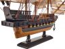 Wooden Ben Franklins Black Prince White Sails Limited Model Pirate Ship 15 - 4