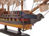 Wooden Ben Franklins Black Prince White Sails Limited Model Pirate Ship 15 - 7