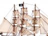 Wooden Ben Franklins Black Prince White Sails Limited Model Pirate Ship 15 - 8