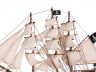 Wooden Ben Franklins Black Prince White Sails Limited Model Pirate Ship 15 - 20