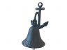 Rustic Black Cast Iron Wall Hanging Anchor Bell 8 - 1