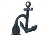 Rustic Black Cast Iron Wall Hanging Anchor Bell 8 - 2
