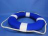Vibrant Blue Decorative Lifering with White Bands 15 - 5
