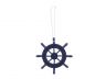 Dark Blue Decorative Ship Wheel Christmas Tree Ornament 6 - 1