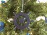 Dark Blue Decorative Ship Wheel Christmas Tree Ornament 6 - 2