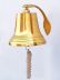 Brass Plated Hanging Harbor Bell 10 - 3