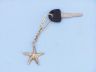 Solid Brass Starfish Key Chain 5 - 1