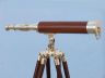 Floor Standing Brass-Wood Harbor Master Telescope 50 - 6