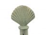 Rustic Seaworn Bronze Cast Iron Seashell Extra Toilet Paper Stand 16 - 1