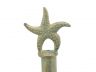 Rustic Seaworn Bronze Cast Iron Starfish Extra Toilet Paper Stand 15 - 1