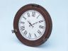 Bronzed Deluxe Class Porthole Clock 17  - 1