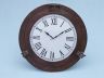 Bronzed Deluxe Class Porthole Clock 24  - 1