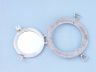 Brushed Nickel Deluxe Class Decorative Ship Porthole Mirror 8 - 7