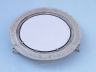 Brushed Nickel Deluxe Class Decorative Ship Porthole Mirror 24 - 8