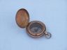 Antique Copper Ship Scouts Push Button Compass 2 - 3