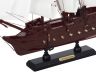 Wooden Caribbean Pirate White Sails Model Pirate Ship 12 - 4