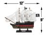 Wooden Caribbean Pirate White Sails Limited Model Pirate Ship 12 - 6