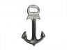 Rustic Silver Deluxe Cast Iron Anchor Bottle Opener 6 - 2