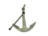 Whitewashed Cast Iron Anchor Paperweight 5 - 3