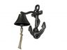 Rustic Silver Cast Iron Wall Mounted Anchor Bell 8 - 4