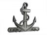 Rustic Silver Cast Iron Anchor with Hooks 8 - 1