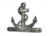 Rustic Silver Cast Iron Anchor with Hooks 8 - 2