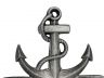 Rustic Silver Cast Iron Anchor with Hooks 8 - 3