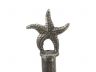 Antique Silver Cast Iron Starfish Paper Towel Holder 15 - 2