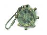 Antique Bronze Cast Iron Ship Wheel Key Chain 5 - 1