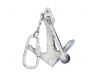 Whitewashed Cast Iron Anchor Key Chain 5 - 2
