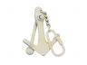 Antique White Cast Iron Anchor Key Chain 5 - 2