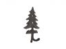 Cast Iron Pine Tree Decorative Metal Wall Hooks 6.5 - 1