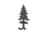 Cast Iron Pine Tree Decorative Metal Wall Hooks 6.5 - 2