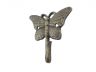 Rustic Gold Cast Iron Butterfly Hook 6 - 1