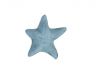 Rustic Light Blue Cast Iron Starfish Decorative Bowl 8 - 3