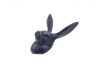 Rustic Dark Blue Cast Iron Decorative Rabbit Hook 5 - 1