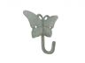 Antique Seaworn Bronze Cast Iron Butterfly Hook 6 - 1