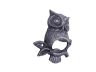 Rustic Silver Cast Iron Owl Wall Mounted Bottle Opener 6 - 1