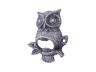 Rustic Silver Cast Iron Owl Wall Mounted Bottle Opener 6 - 2