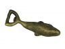 Rustic Gold Cast Iron Whale Bottle Opener 7 - 2